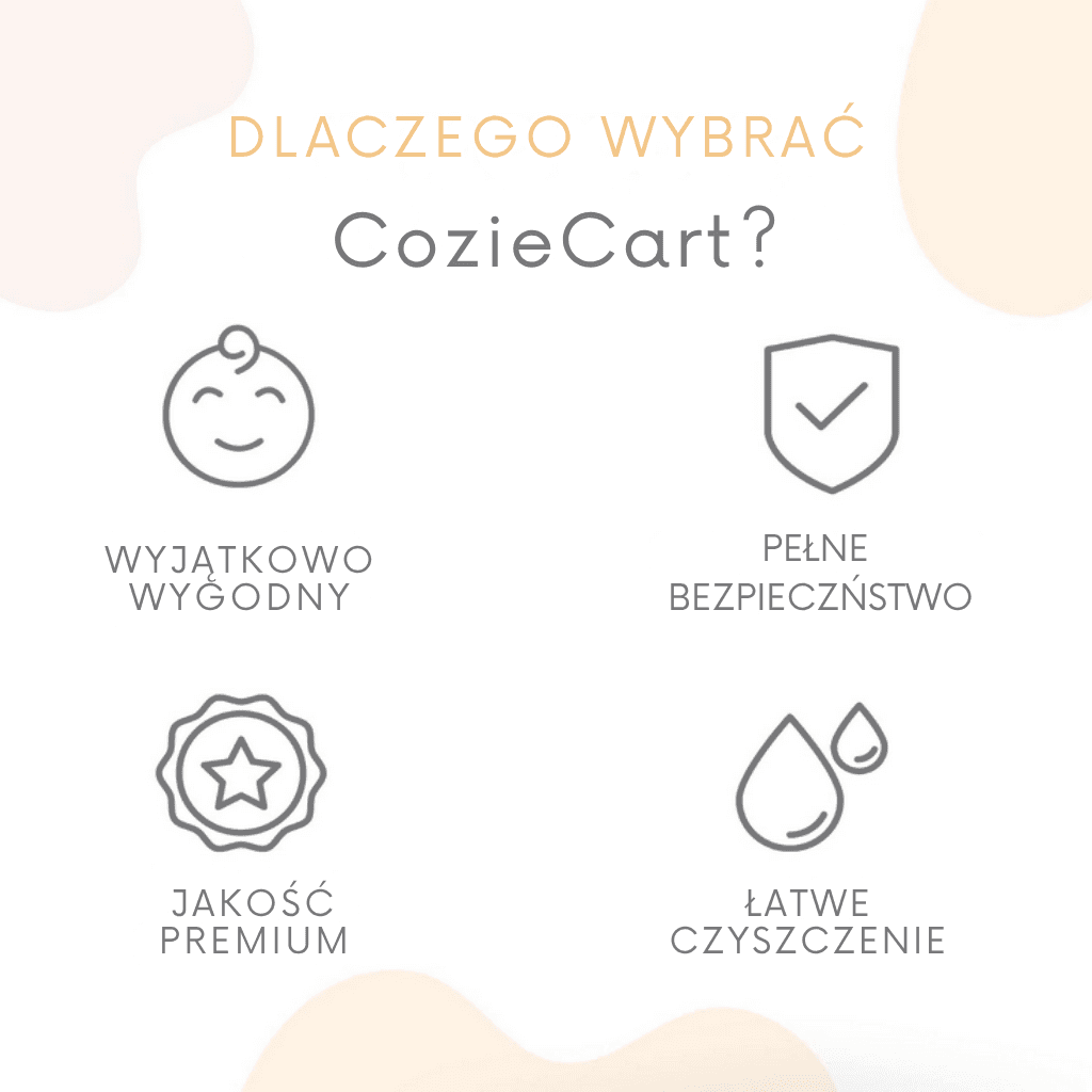 CozieCart - hamak do wózka sklepowego