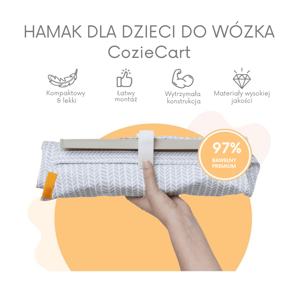 CozieCart - hamak do wózka sklepowego